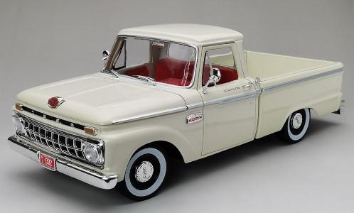 Sunstar 1/18 1965 FORD F-100 PICK UP WHITE